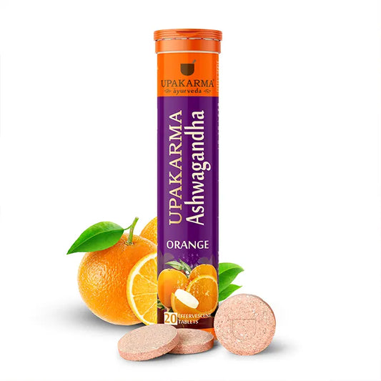 Upakarma Ashwagandha Effervescent – Orange Flavour