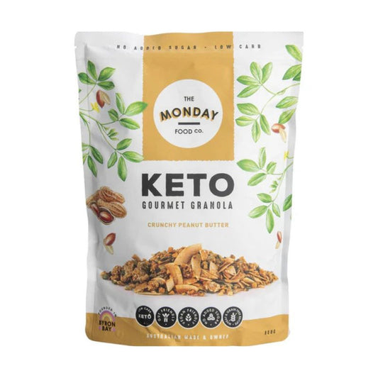 The Monday Food Co. Keto Gourmet Granola Crunchy Peanut Butter 300g