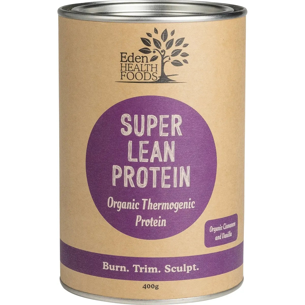 EDEN HEALTHFOODS Super Lean Protein Cinnamon & Vanilla 400g