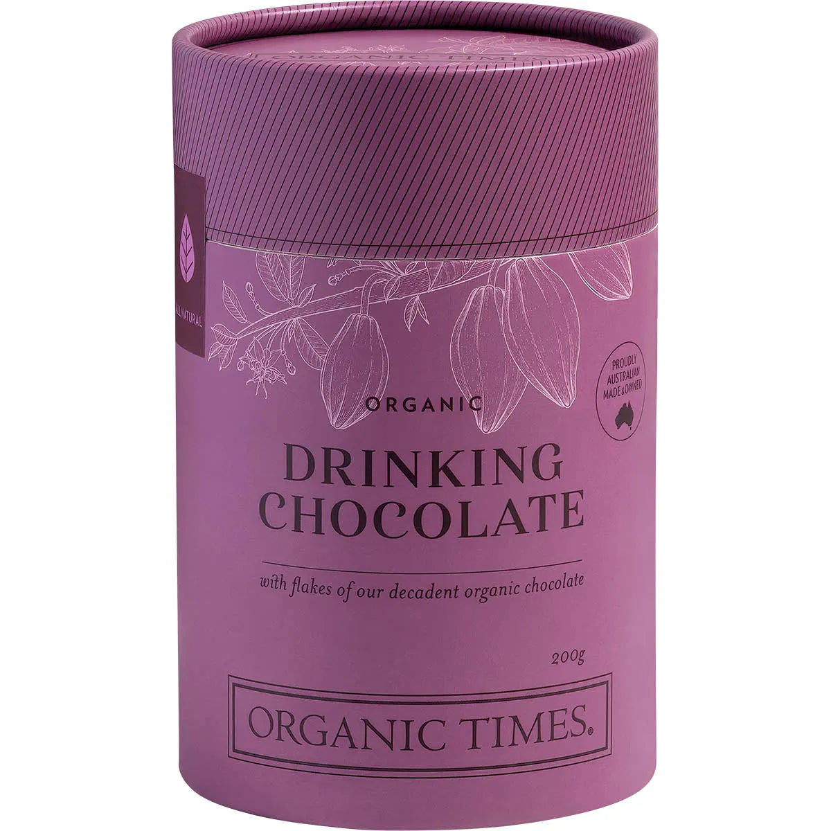 ORGANIC TIMES Drinking Chocolate 200g