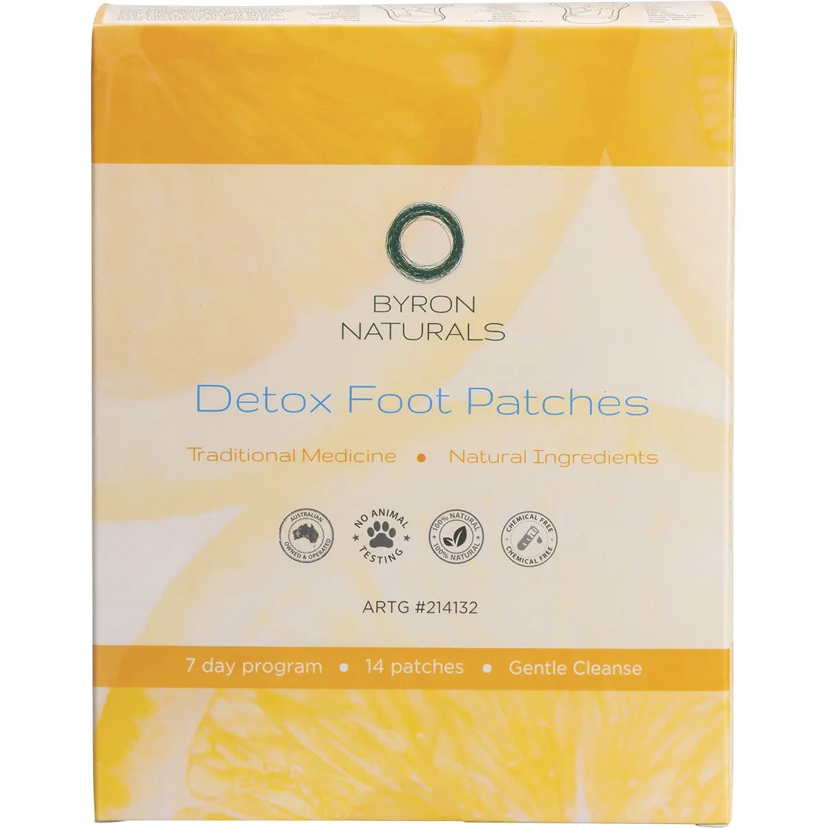 BYRON NATURALS Foot Patches (Contains 14 Patches) 7 Pairs