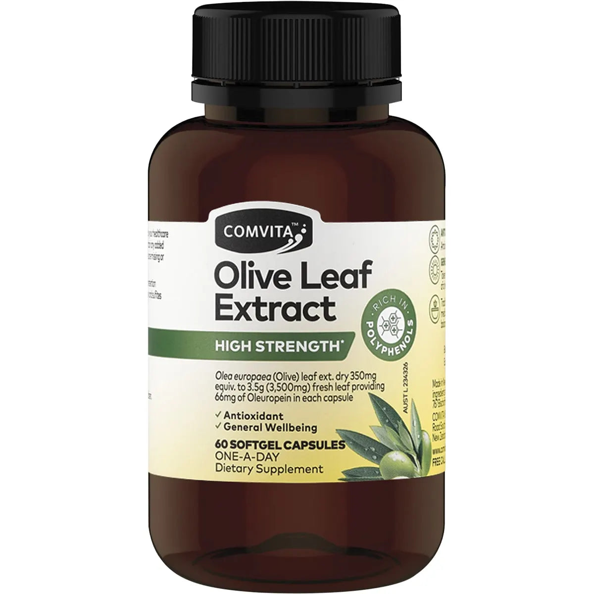 COMVITA Olive Leaf Extract Capsules 60 Caps