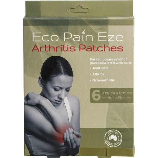 BYRON NATURALS Eco Pain Arthritis Arnica Patches 6pk