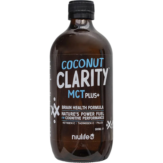 NIULIFE Coconut MCT Plus+ Oil Clarity 6x500ml