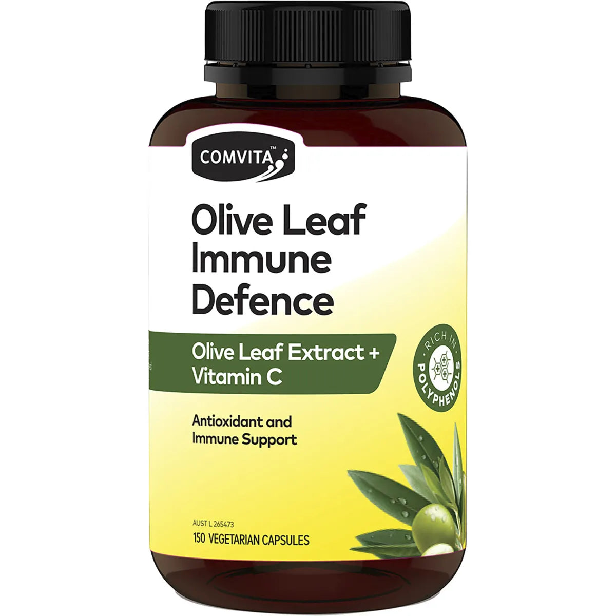 COMVITA Olive Leaf Extract Immune Defence Vege Caps 150 Caps