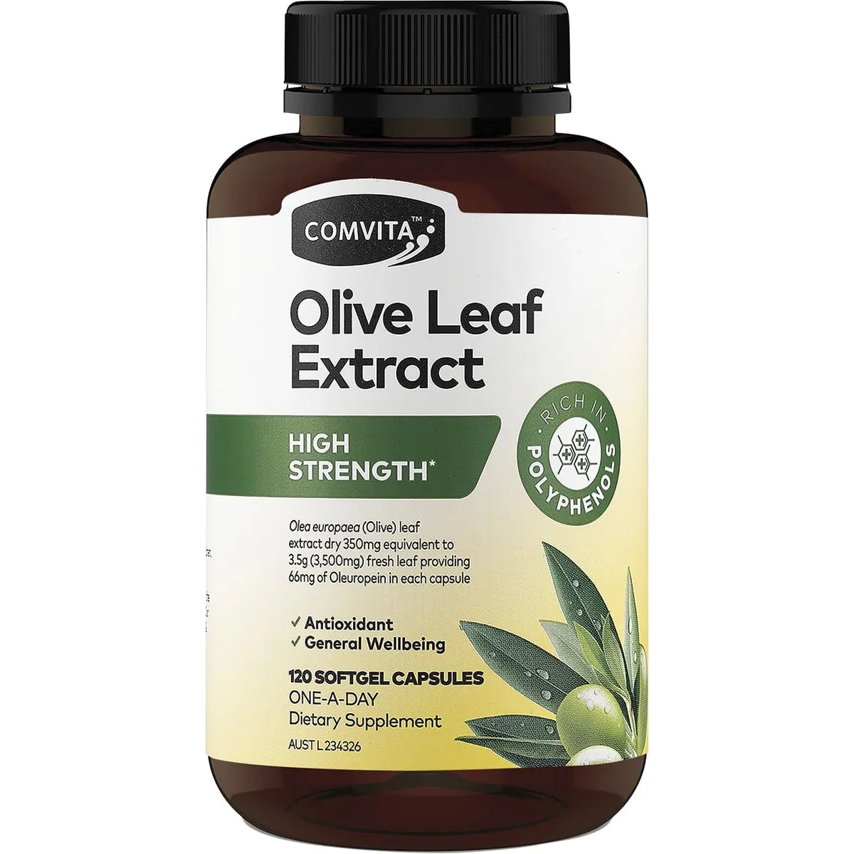 COMVITA Olive Leaf Extract Capsules 120 Caps