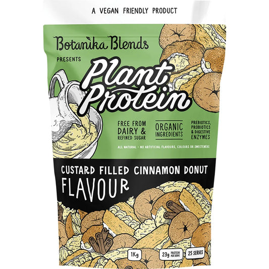 BOTANIKA BLENDS Plant Protein Custard Filled Cinnamon Donut 1kg