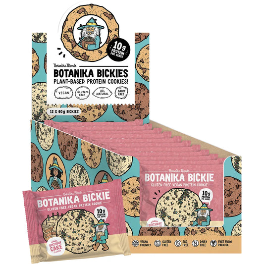 BOTANIKA BLENDS Botanika Bickie Protein Cookie Birthday Cake 12x60g