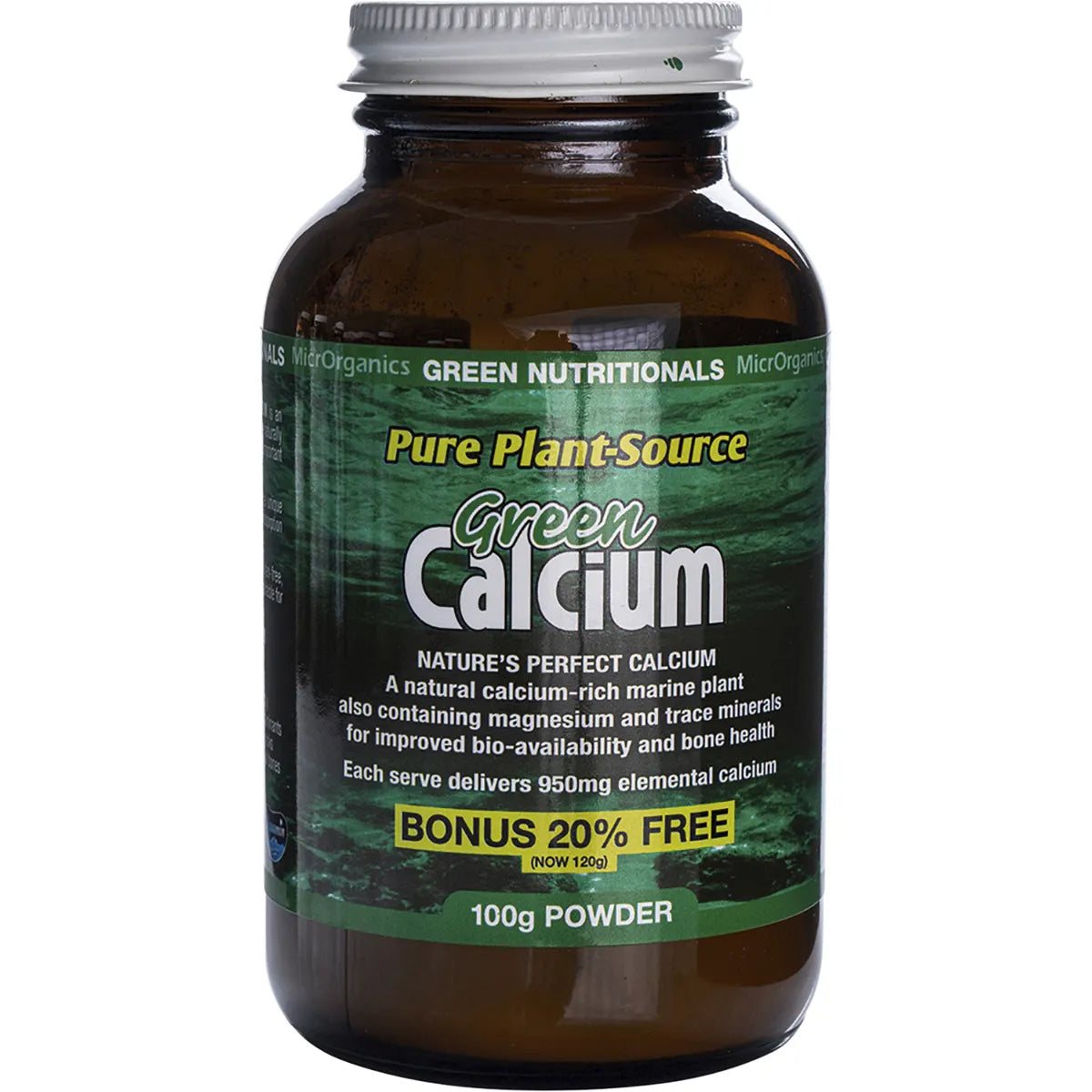 GREEN NUTRITIONALS Green Calcium Powder 950mg 100g