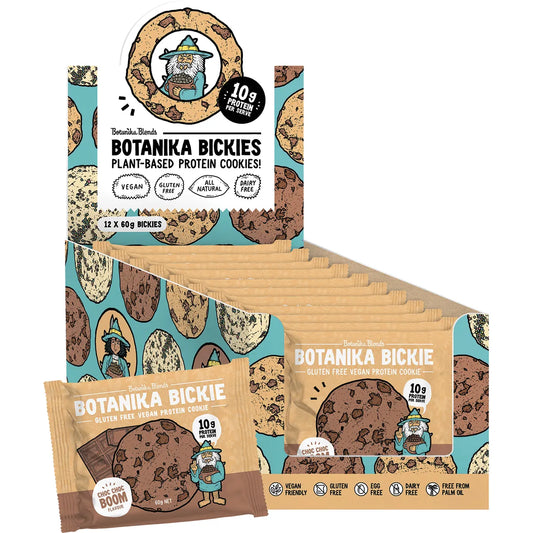 BOTANIKA BLENDS Botanika Bickie Protein Cookie Choc Choc Boom 12x60g