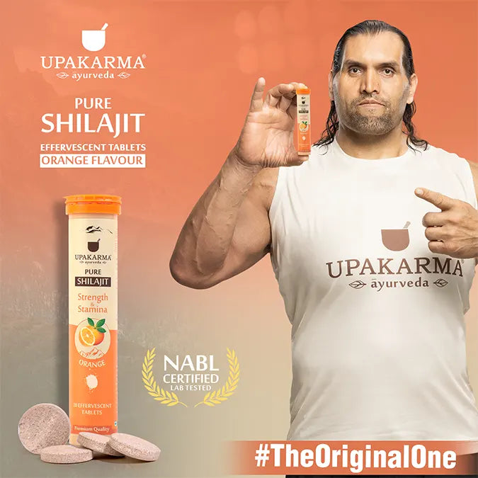 Pure Shilajit Effervescent tablets- Orange Flavour