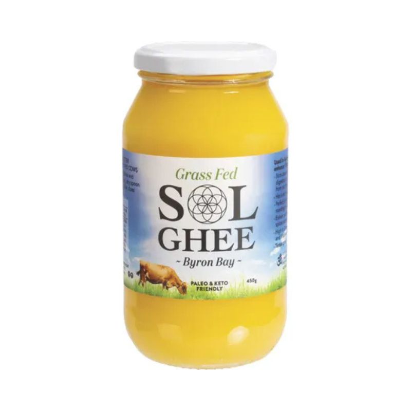 SOL ORGANICS Grass Fed Ghee 450g