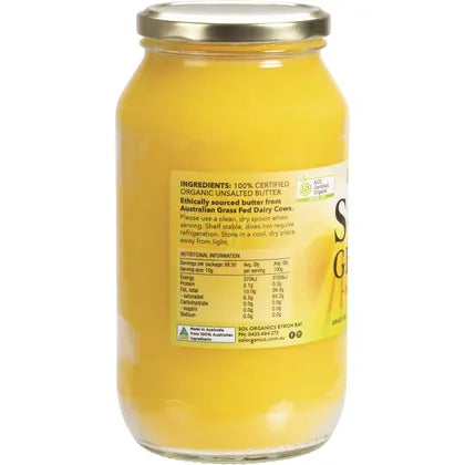 SOL ORGANICS Organic Ghee 685g