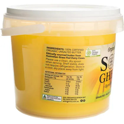 SOL ORGANICS Organic Ghee 1kg