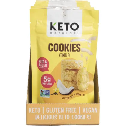 KETO NATURALS Cookies Vanilla 8x64g