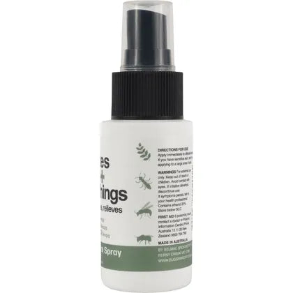 BUG-GRRR OFF For bites stings + itchy things 100% Natural Spray 50ml