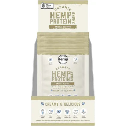 HEMP FOODS AUSTRALIA Organic Hemp Protein Shake Natural 7x35g