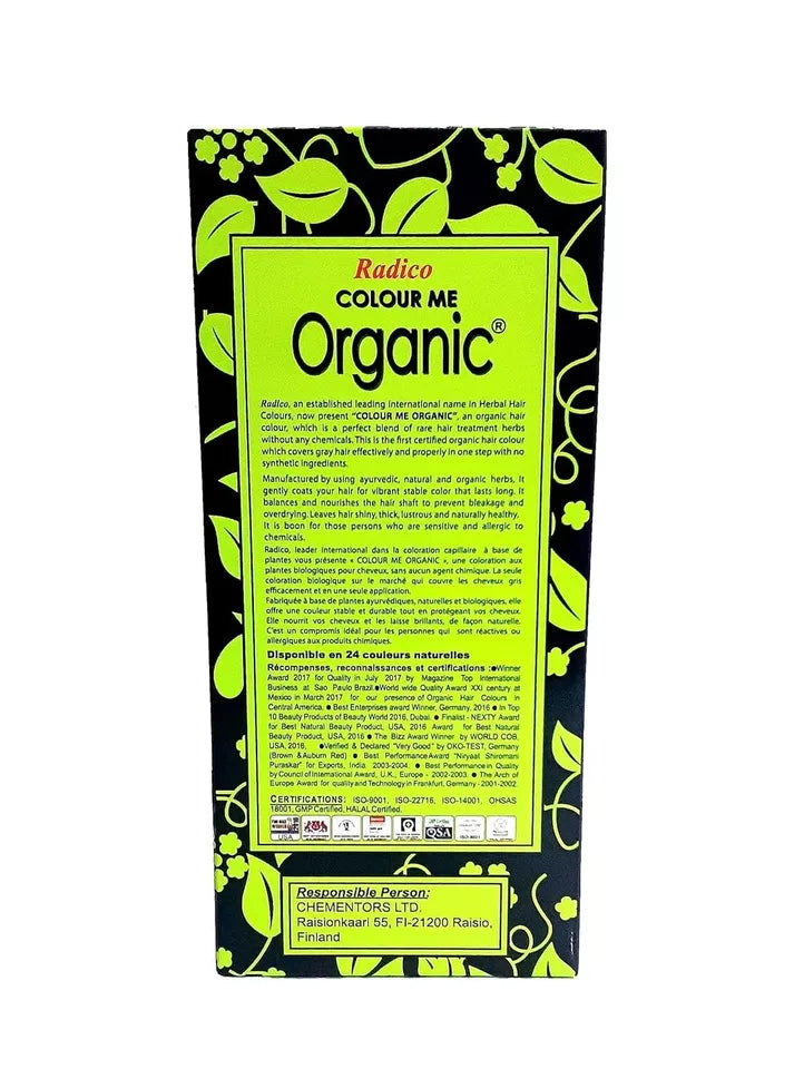 Radico Organic Dark Brown Hair Colour Powder - 100g