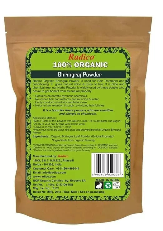 Radico Organic Hair Treatment Powder-100g