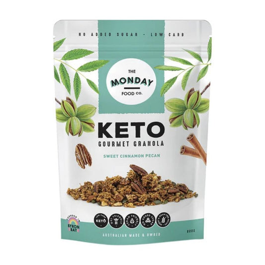 The Monday Food Co. Keto Gourmet Granola Sweet Cinnamon Pecan 300g