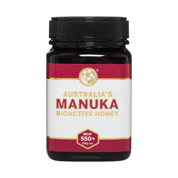 AUSTRALIA'S MANUKA Bioactive Honey MGO550+ 500g