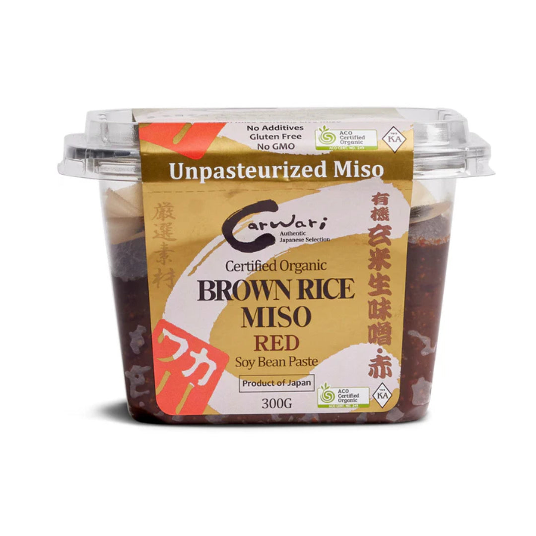 Carwari Organic Brown Miso Paste Red 300g