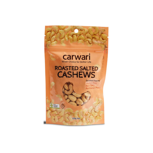 Carwari Organic Cashews Raw 150g