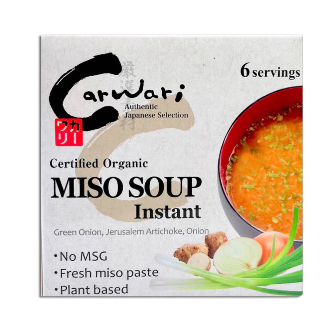 Carwari Organic Instant Miso Soup 6pk