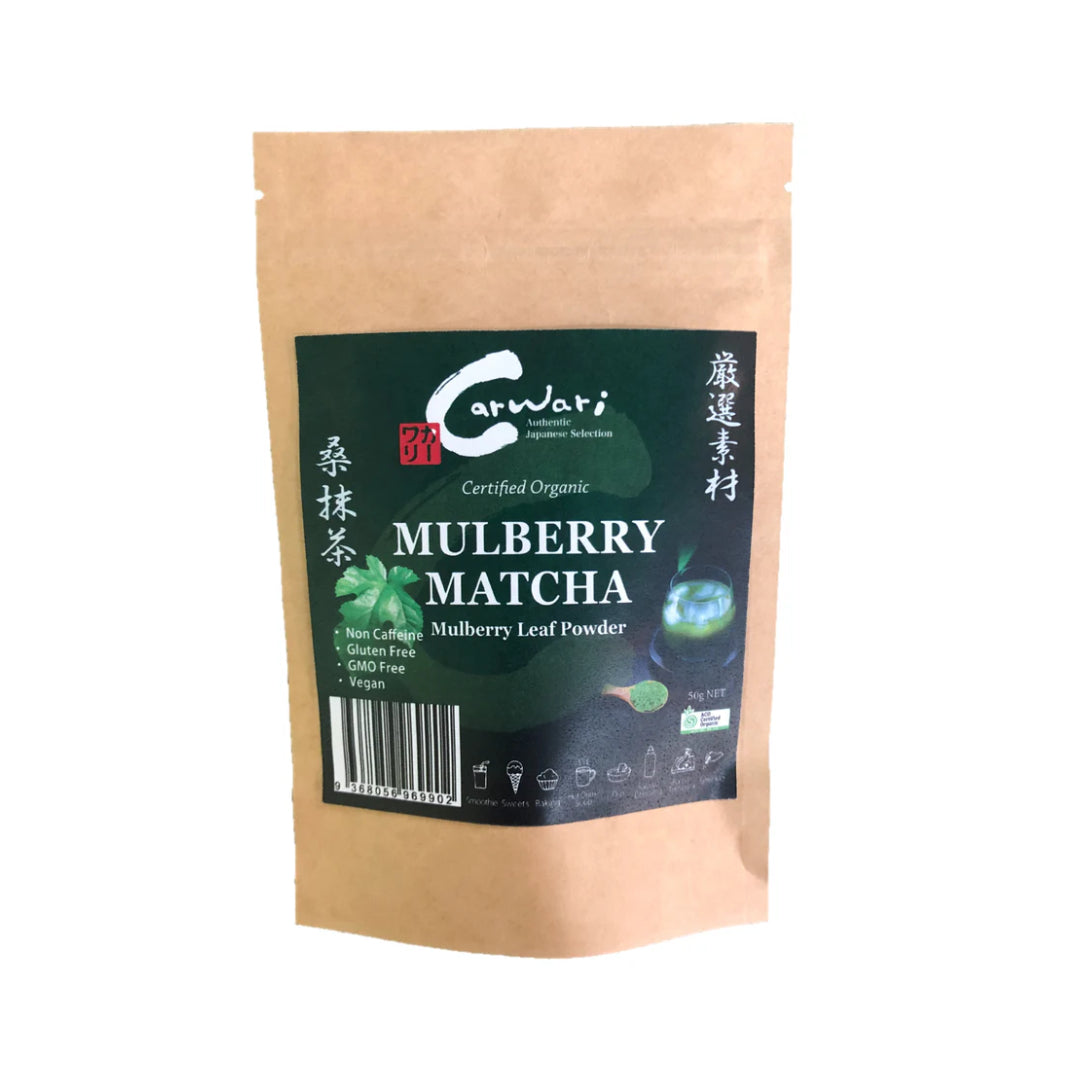 Carwari Organic Matcha Mulberry Leaf Powder 50g