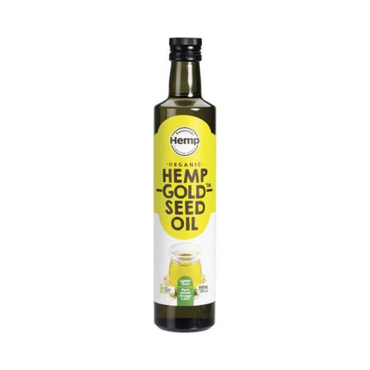 Organic Hemp Gold Seed Oil Contains Omega 3, 6 & 9