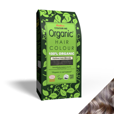 Radico Organic Darkest Ash Blonde Hair Colour Powder -100g