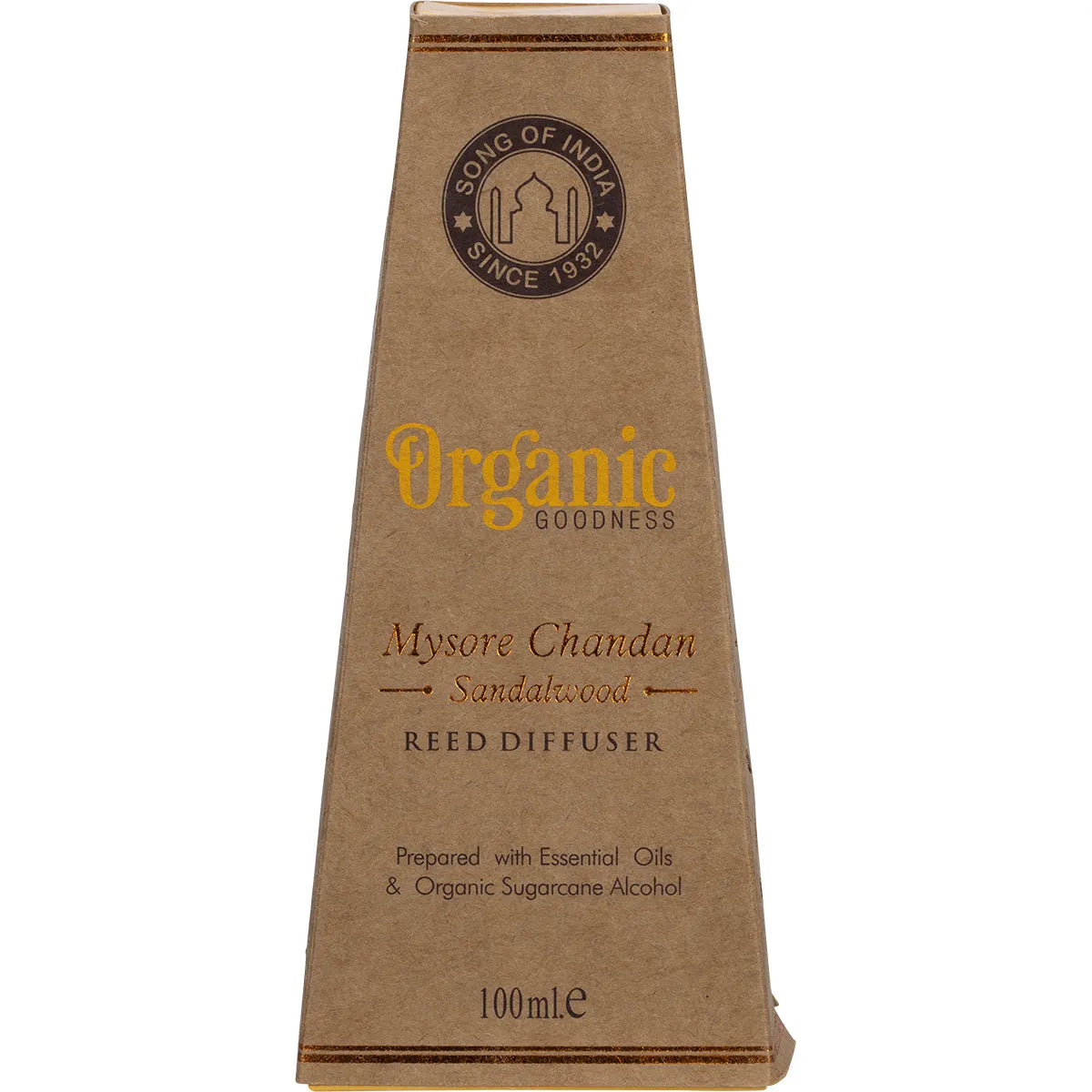 ORGANIC GOODNESS Reed Diffuser Mysore Chandan Sandalwood 100ml