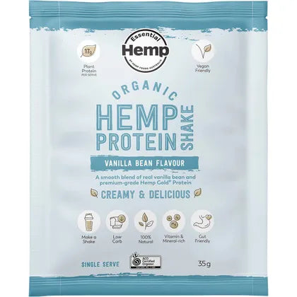 HEMP FOODS AUSTRALIA Organic Hemp Protein Shake Vanilla 7x35g