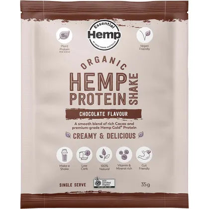 HEMP FOODS AUSTRALIA Organic Hemp Protein Shake Chocolate 7x35g