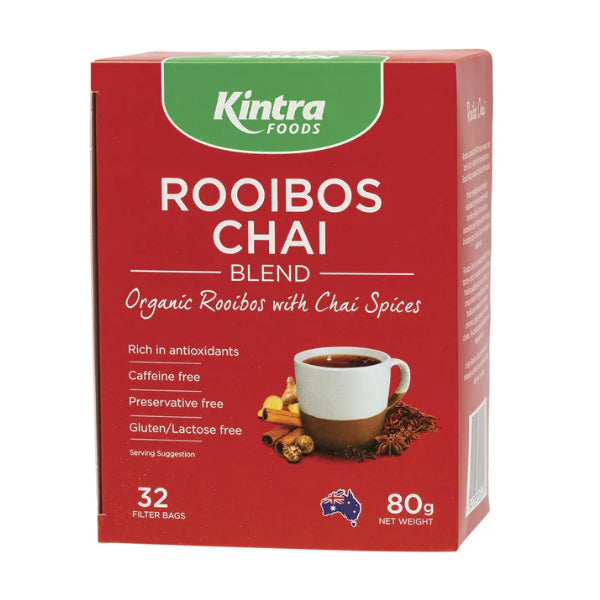 KINTRA FOODS Rooibos Chai Tea Bags 32pk