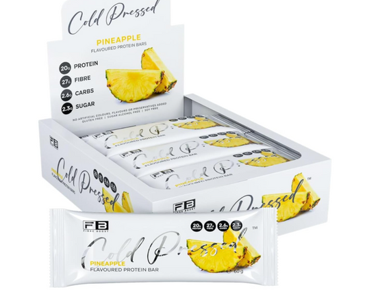 Fibre Boost Cold Pressed Pineapple flavoured Protein Bar