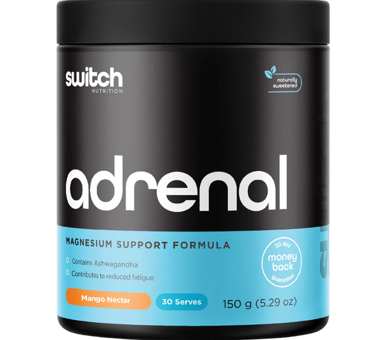 Switch Nutrition Adrenal Magnesium Support Formula Mango Nectar 150g