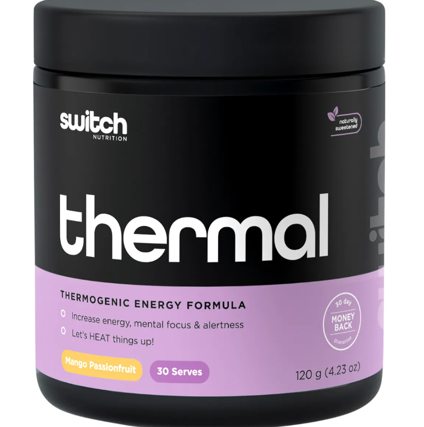 Switch Nutrition Thermal Thermogenic Energy Formula Mango Passionfruit 120g