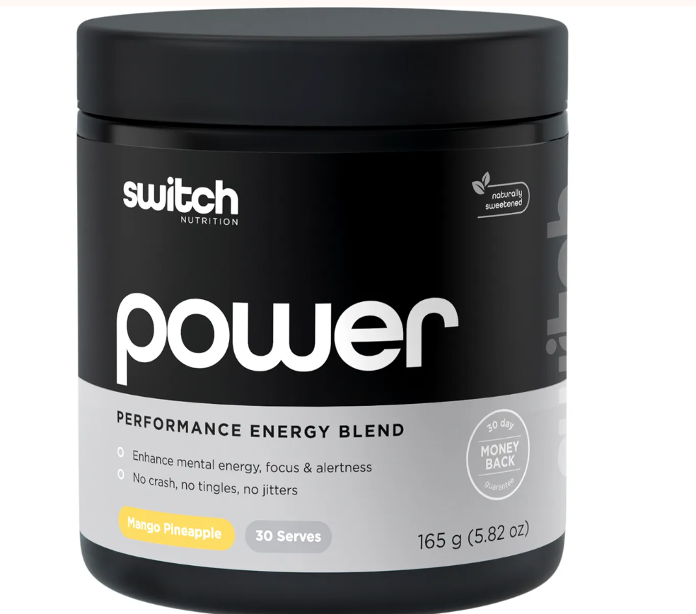 Switch Nutrition Power Performance Energy Blend Mango Pineapple 165g