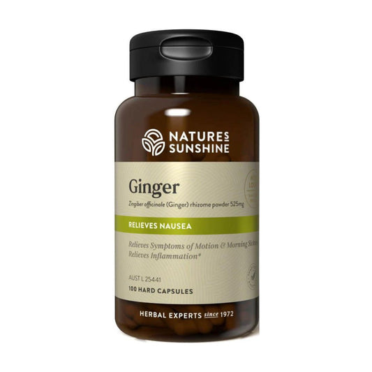 Nature's Sunshine Ginger 500mg 100c