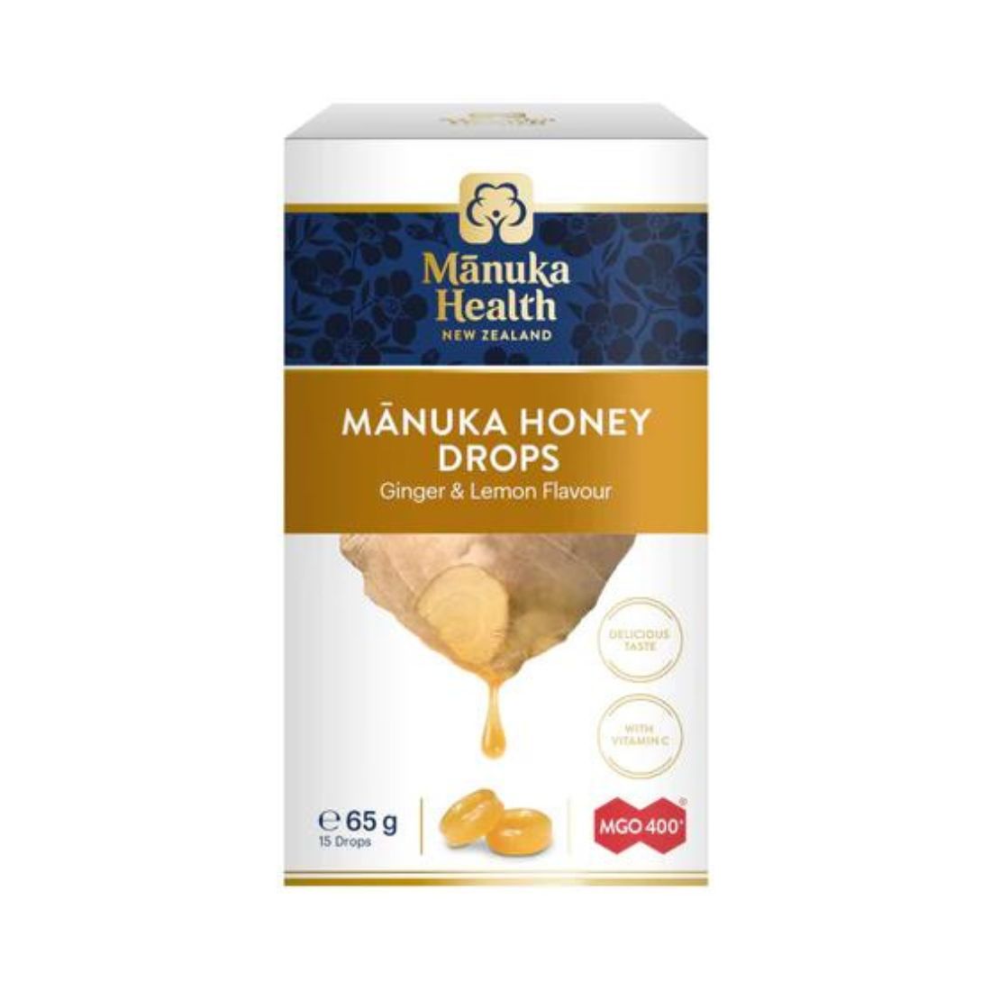 Manuka Health Lozenges Lemon&Ginger MGO400+ 15s