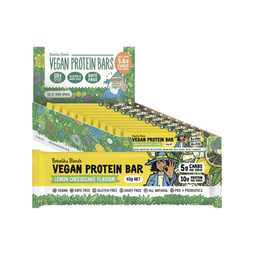 Vegan Protein Bars Lemon Cheesecake 12x40g