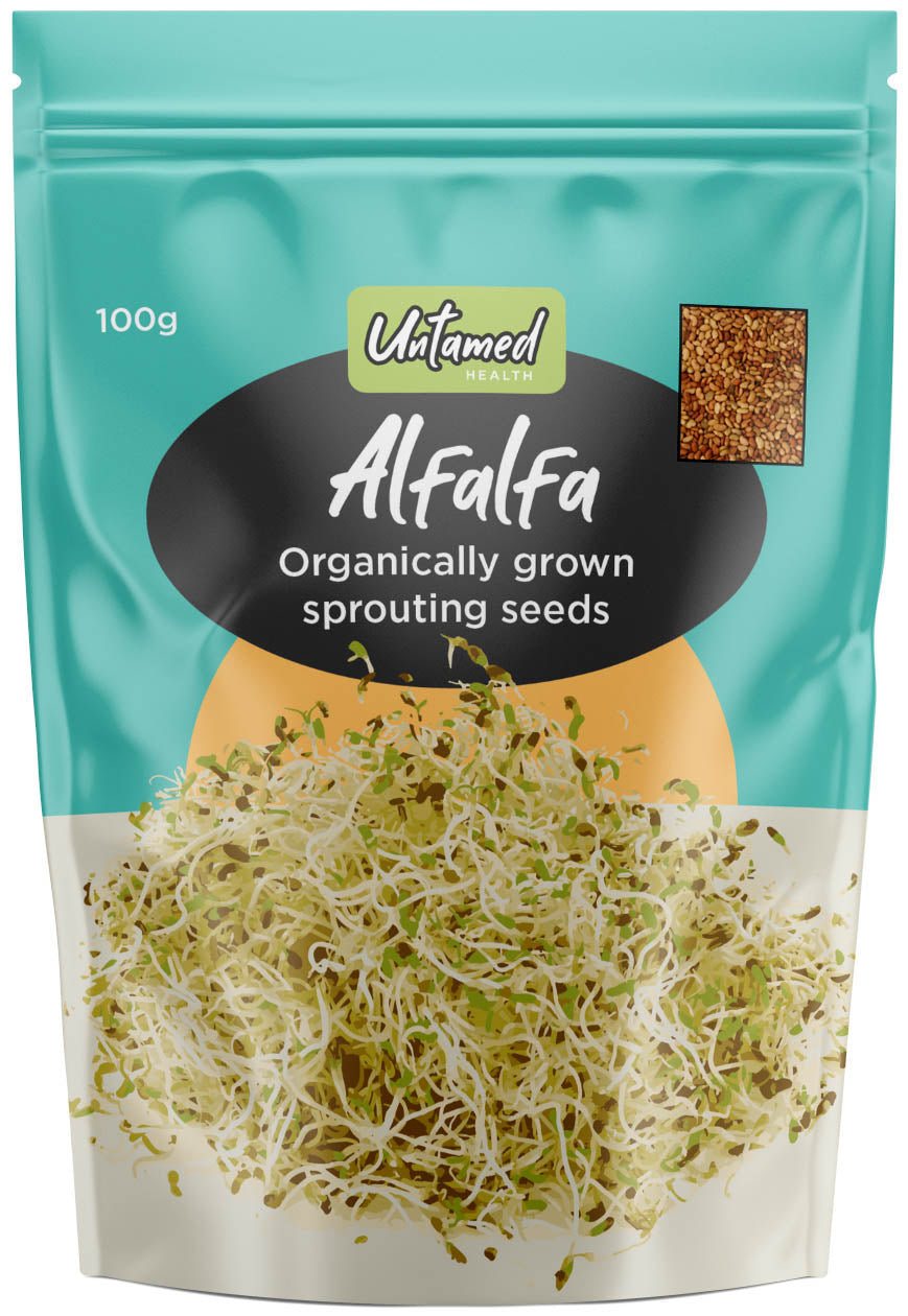 Untamed Health Alfalfa Sprout Seeds 100g