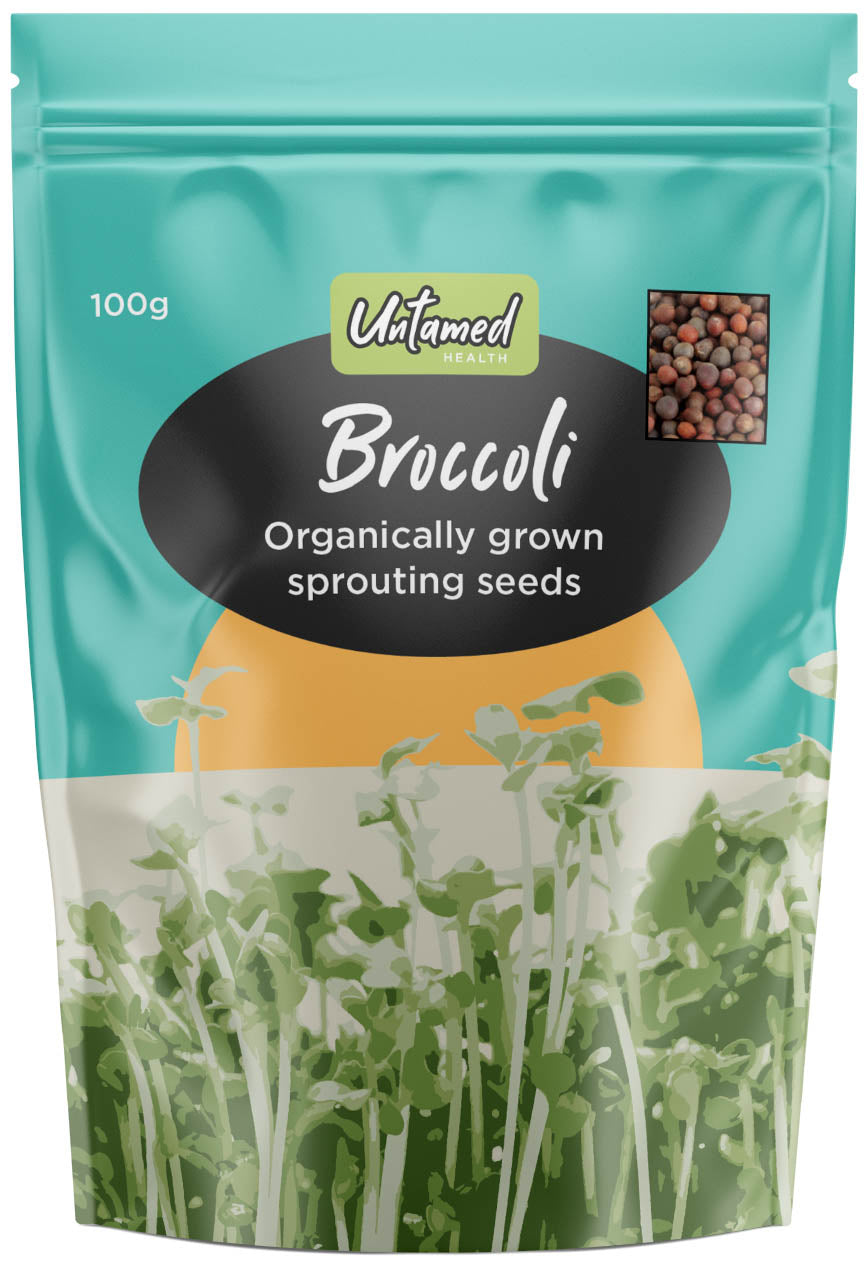 Untamed Health Broccoli Sprouting Seeds 100g