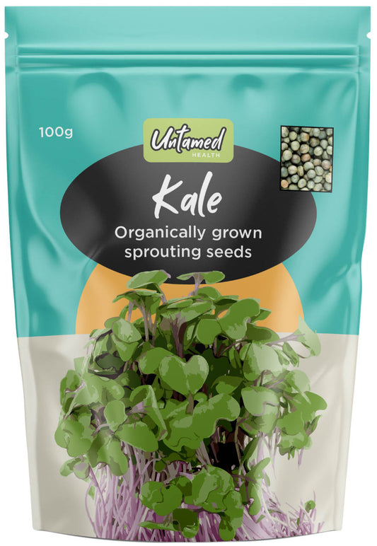 Untamed Health Kale Sprouting Seeds 100g