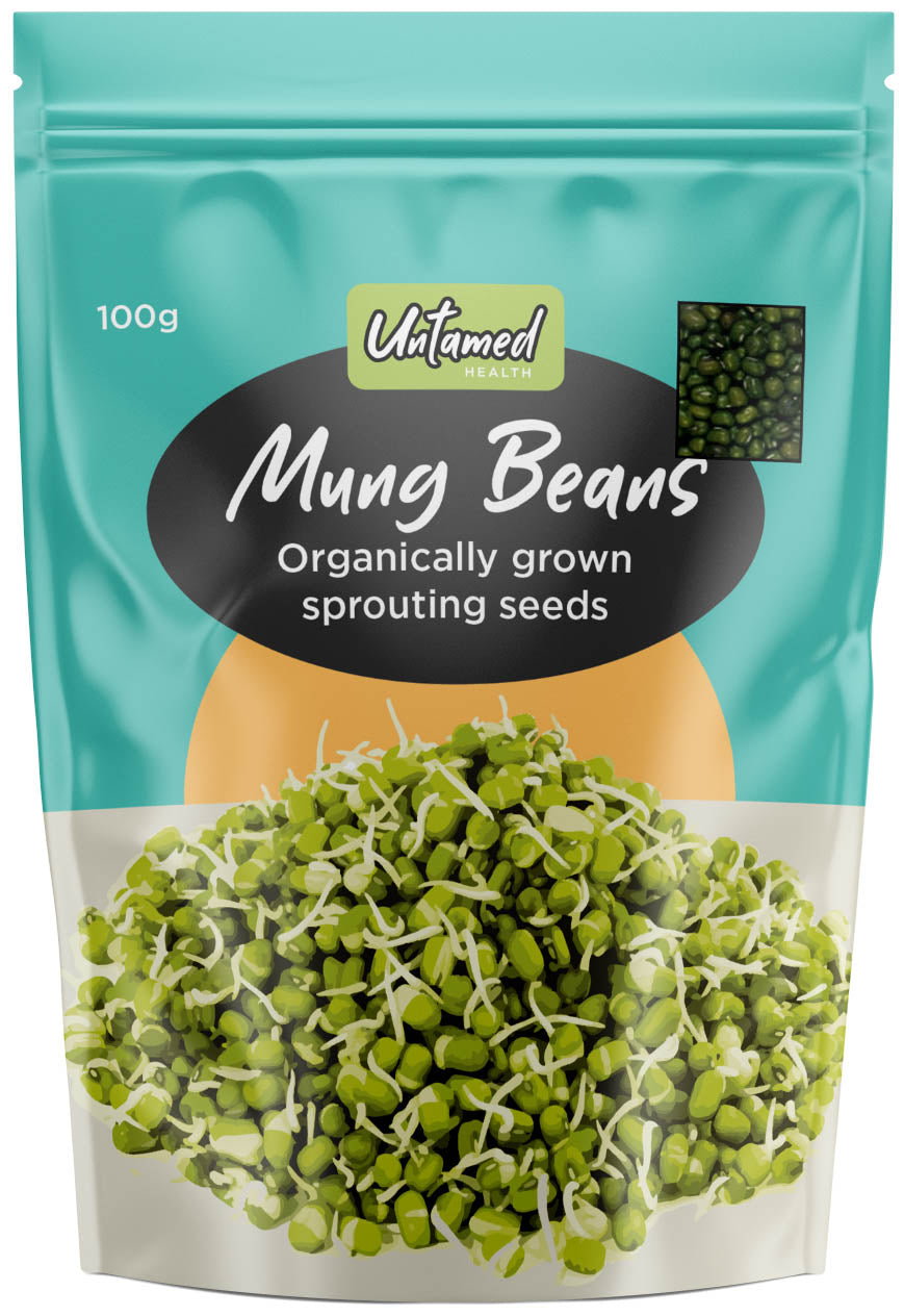 Untamed Health Mung Bean Sprouting Seeds 100g