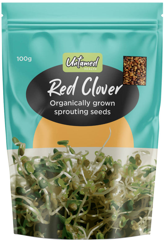 Untamed Health Red Clover Sprouting Seeds 100g