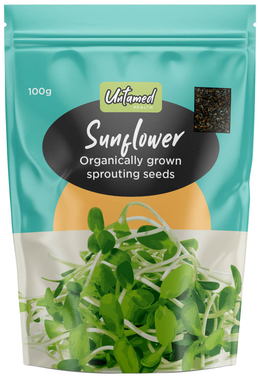 Untamed Health Sunflower Sprouting Seeds 100g