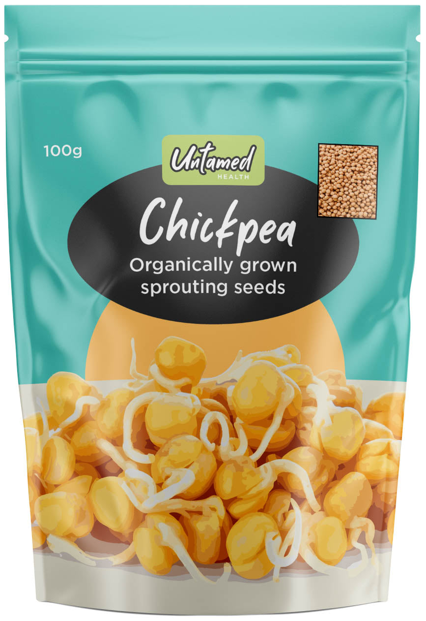 Untamed Health Chickpea Sprouting Seeds 100g