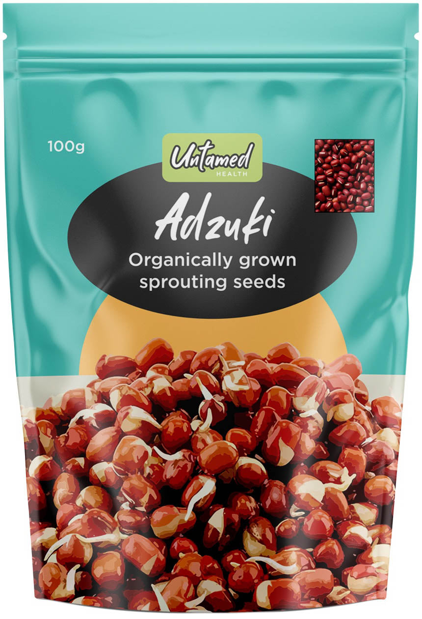 Untamed Health Adzuki Sprouting Seeds 100g